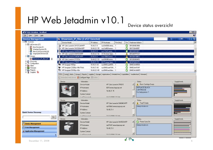 hp web jetadmin install
